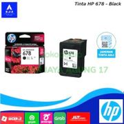 Tinta Printer HP Original 678 Black/DeskJet 1515 2515 2545 2645 Black