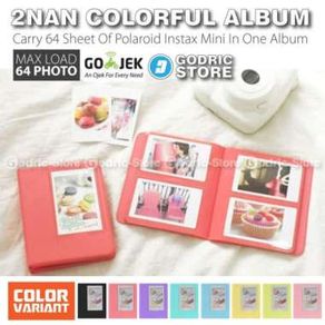 Best Seller Gratis Ongkir Album 2Nan Colorful 64 Foto For Fujifilm Instax Mini 40 11 9 8 Size 2R