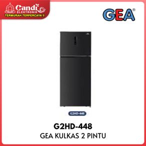 GEA Kulkas 2 Pintu Inverter Black Nox Kapasitas 448 Liter G2HD-448