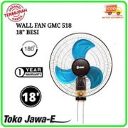 Gmc 518 Wall Fan 18 Inchi Besi Kipas Angin Dinding Baling-Baling Besi