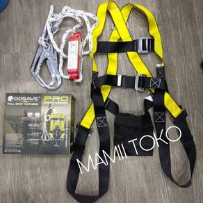 Full body harness PRO ABSORBER GOSAVE double big hook Safety belt tali pengaman