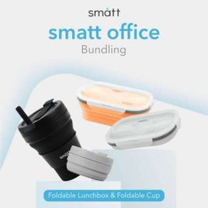 SMATT OFFICE BUNDLING - FOLDABLE CUP + FOLDABLE LUNCHBOX