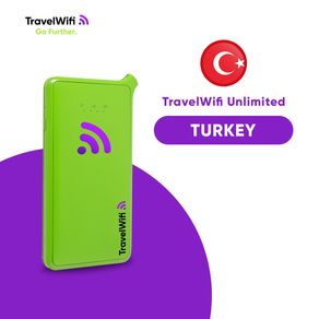 TravelWifi Turkey Unlimited: Portable Mobile Hotspot | Pocket Wifi | Travel Wifi | Mobile Wifi (Mifi) Rental Turki