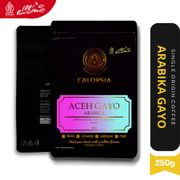 CALOPSIA Kopi Aceh Gayo Arabica Single Origin 250 Gram (Specialty Grade 1) | Kopi Arabica Gayo | Kopi Arabika Aceh | Kopi Aceh Gayo | Aceh Gayo Coffee | Kopi Arabica | Aceh Gayo Arabica Coffee