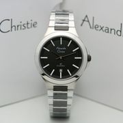 [ original ] jam tangan wanita / cewek alexandre christie 8634 ac 8634 - silver black