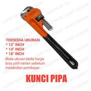 kunci pipa ukuran 12 14 18 inch / pipe wrench - termurah - 14 inch