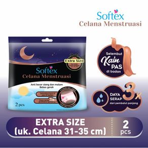 softex celana menstruasi extra size 2 pcs