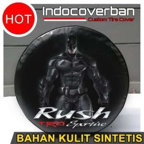 Cover Ban / Sarung Ban Serep Toyota Rush Batman Arkham