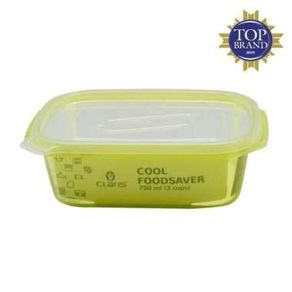 CLARIS Lunch Box / Food Saver / Kotak Makan Segi Panjang 750 ml HIJAU