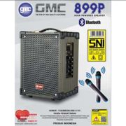 Speaker Gmc Bluetooth 899P Karoke Free 2 Mic Wireless High Power Bass