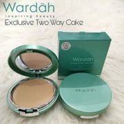 WARDAH EXCLUSIVE TWO WAY CAKE SPF15 [Kemasan Baru] / Bedak Padat /Kosmetik Wardah/Bedak Wardah