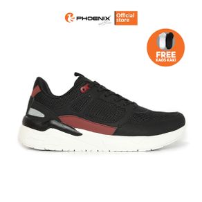 Phoenix Horus Sepatu Sneakers Pria - Black