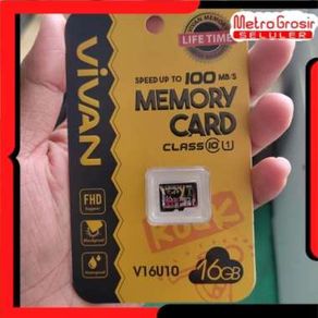 Memory Card MMC VIVAN 16GB Class 10 Original Garansi Resmi