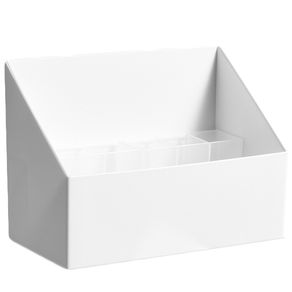 Kotak Penyimpanan Kuas Rias Wajah Kosmetik 6 Kisi Kotak Penyimpanan Wadah Lipstik Rak Tempat Kuas Meja Kotak Organizer Alat Rias