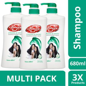 Lifebuoy Shampoo Strong & Shiny 680ml Triplepack (Isi 3)