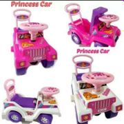 mobil dorong jeep barbie anak