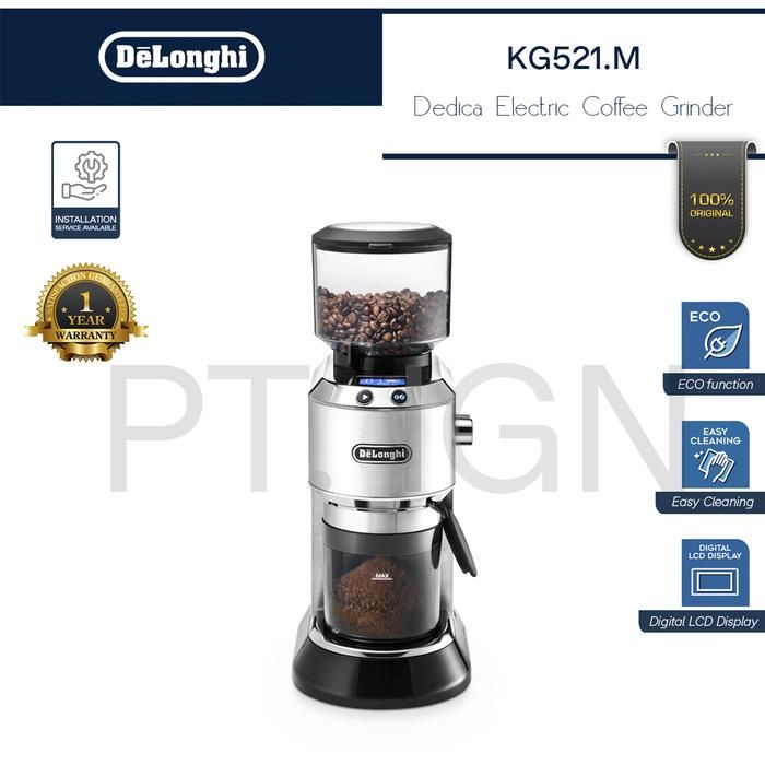 delonghi kg89 coffee grinder penghalus 