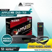 Set Box TV Digital Untuk TV Tabung Matrix DVB T2 Penguat Sinyal Digital Receiver Set Top Box STB Merah Garuda