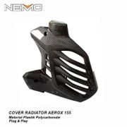 Cover Tutup Radiator Aerox 155 Carbon Merk Nemo