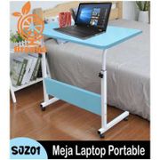 meja laptop portable/ meja lipat laptop portable/ adjustable portable rotate laptop desk