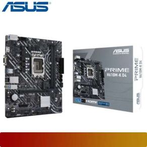 Asus Prime H610M-K D4 | Motherboard Intel H610 Lga 1700 Ddr4 Micro Atx