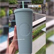 Starbucks Mint Matte Studded Korea Singapore Taiwan Indonesia Tumbler