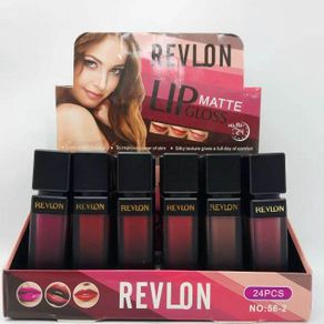 [ 24 Pcs ] Lip Gloss Matte Revlon Silky Tekstur No 56-2