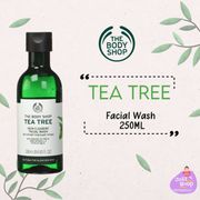 asli the body shop tea tree facial wash 250ml - 250ml botol ori