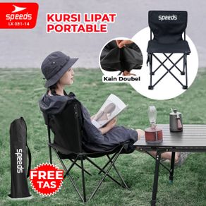 SPEEDS Kursi Lipat Portable Kursi Camping Kursi Gunung Kursi Sauna Bangku Minimalis 031-14