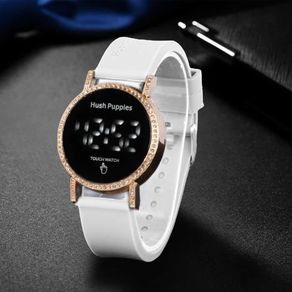 BEST SELLERS JAM TANGAN WANITA HUSH PUPPIES HP6110 PW LED TOUCH WATCH + BOX & BATERAI!!!