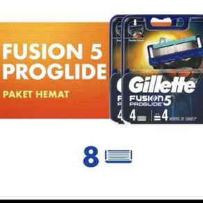 GILLETTE Fusion 5 Proglide Isi 4 Refill Isi Ulang - Paket Isi 2pcs Gillete Gilette Gilete