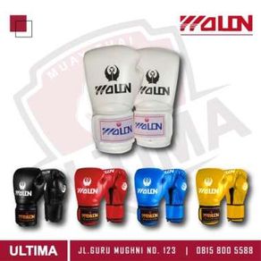 Wolon Boxing Muaythai Sarung Tinju Leather Glove - 10Oz
