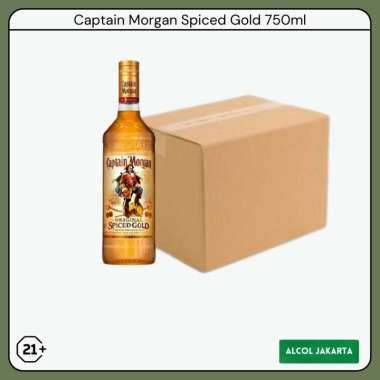 Pilihan captain morgan spiced rum gold 750ml 1 karton isi 12 ...