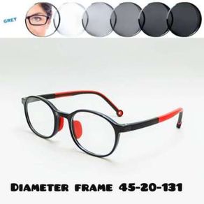 Kacamata Photocromic Anak Frame Paket Lensa