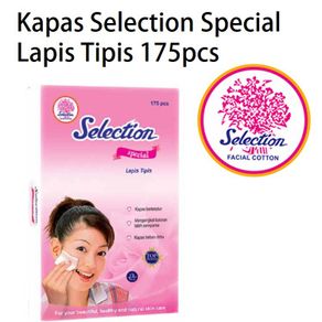 Selection Facial Cotton Special Lapis Tipis 175pcs