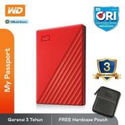 Hardisk External Wd My Passport 2Tb Bonus Case