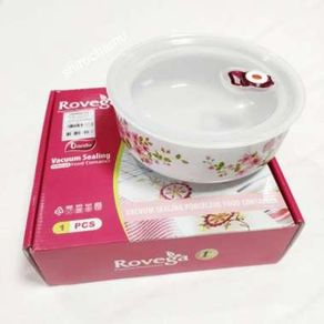 Rovega Vacuum Sealing Porcelain Food Container Uk XL, Mangkok Sup Bowl
