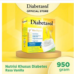DIABETASOL COKLAT VANILA 950GR
