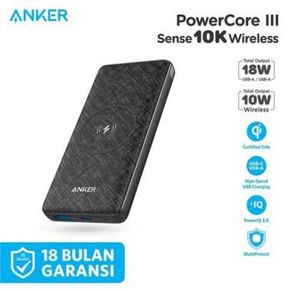 Anker Wireless Powerbank Powercore III 10K- A1617