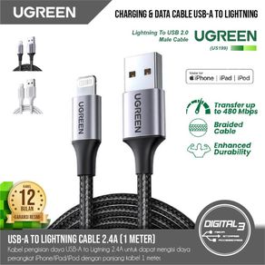 Kabel Data UGREEN US199 USB to Lightning MFI Cable Charger Iphone Ipad