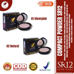Bedak Padat Sr12 | Exclusive Compact powder Sr12 | Bedak Natural | Bedak Sherpink