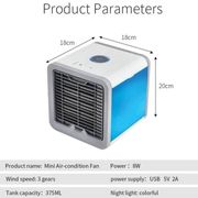 Promo HUMI Kipas Cooler Mini Arctic Air Conditioner Ac Portable 8W Ready COD