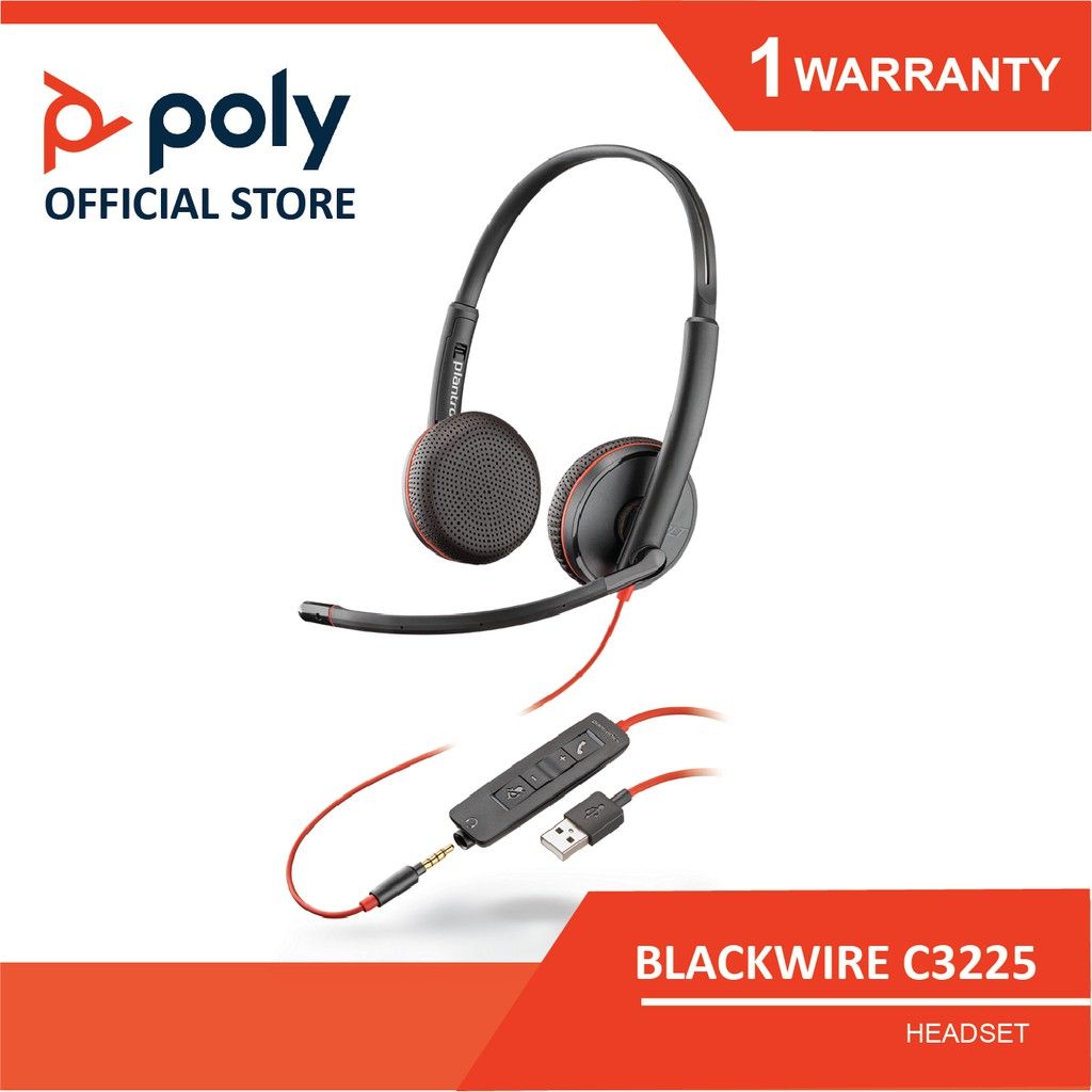 Pilihan headset poly blackwire 8225 usb 