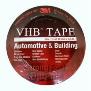 Double Tape 3M VHB 12mm x 4.5m
merah
original