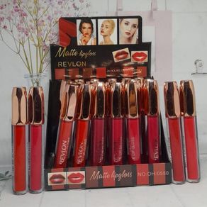 ( 6 PCS ) LIP COLOR REVLON MATTE COLOR NUDE LIPGLOSS