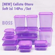 CALISTA OTARU SOFT COLOUR 14 PCS /TOPLES PLASTIK/TEMPAT MAKANAN - FIXMARKET