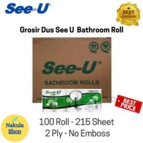 GROSIR 1 DUS Tissue See u Bathroom Roll 1 DUS 10 PACK