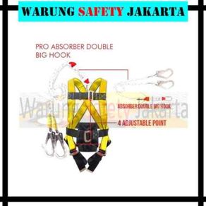 Full Body Harness Pro Absorber Double Lanyard Big Hook Gosave