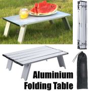 Meja Lipat Portable Bahan Aluminium - Meja Outdoor - Meja Aluminium - Meja Camping - Meja Memancing - Meja Mancing - Meja Kemah - Folding Table