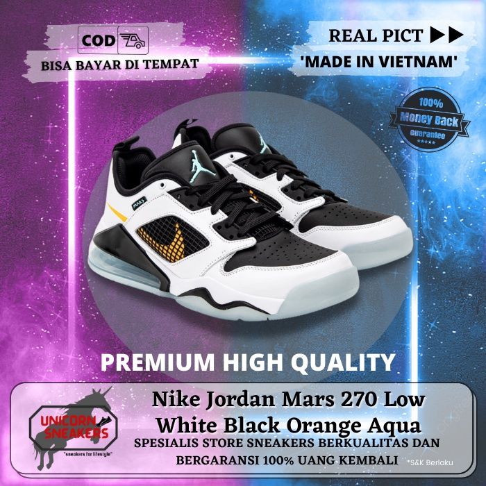 Pilihan nike air jordan mars 270 black 